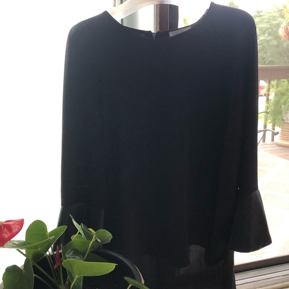 Calvin Klein leather bell cuffs. Exposed zipper on back.  Never worn - Picture 4 of 4